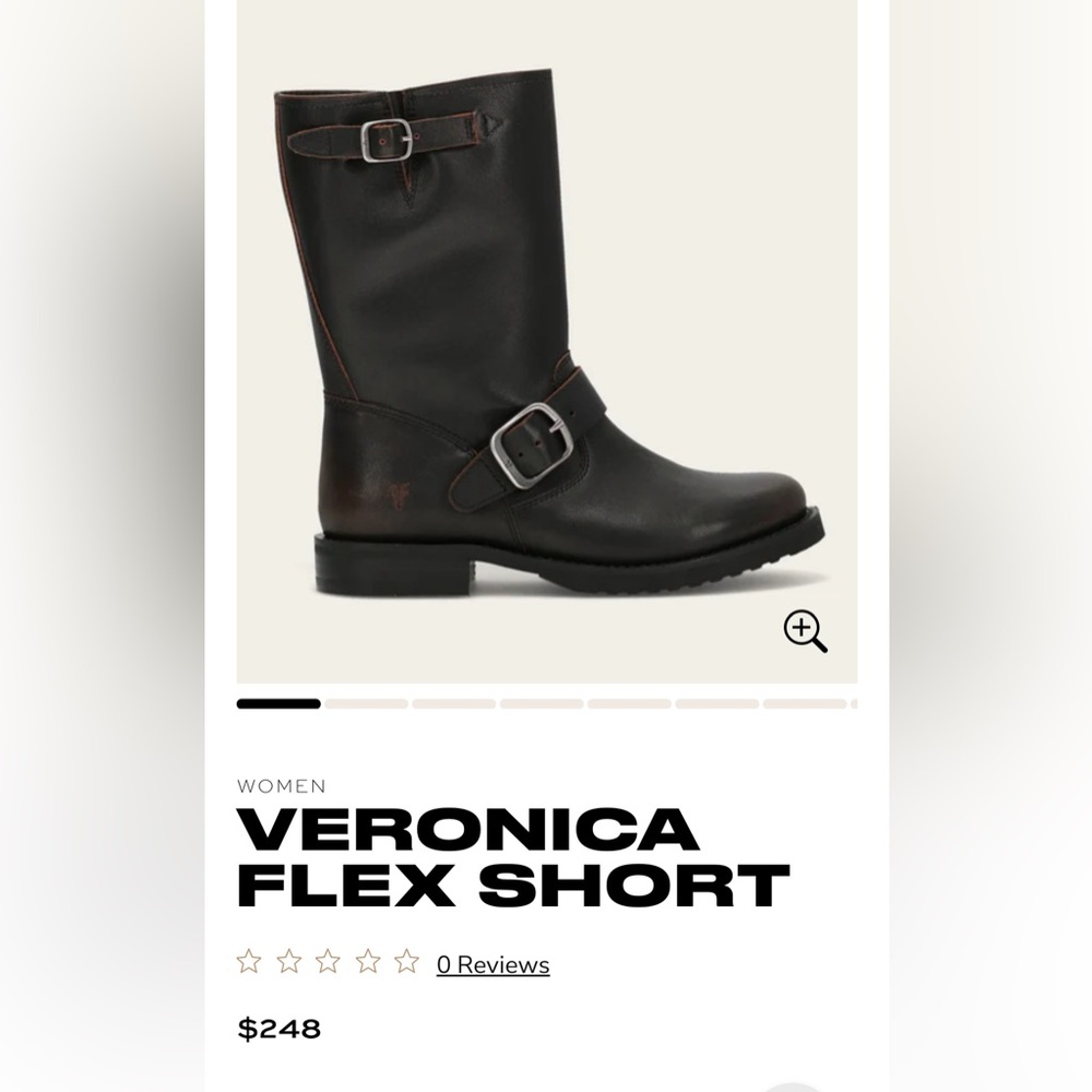 Frye Veronica Flex Short Boot, Size 8 Womens